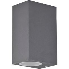 Goldlux Boston lámpara de pared para exteriores 2x10 W grafito 313324