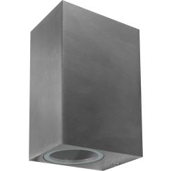 Goldlux Boston lámpara de pared para exteriores 2x10 W plata 304582
