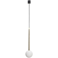 Zuma Line Ali lámpara colgante 1x40 W blanco-negro-oro 5639