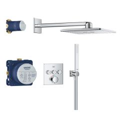 Grohe Precision Smartcontrol conjunto de ducha empotrado con termostato con rociador con efecto lluvia cromo 34875000