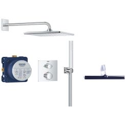 Conjunto conjunto de ducha Grohe Vitalio Start 34881000, escobilla limpiacristales Grohe 4067393055617