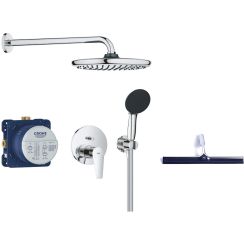 Conjunto conjunto de ducha Grohe Start Edge 25293000, escobilla limpiacristales Grohe 4067393055617