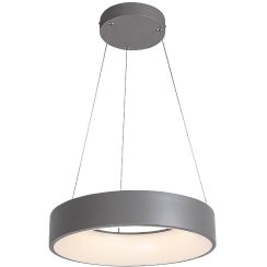 Rabalux Adeline lámpara colgante 1x24 W gris/gris ceniza 3929