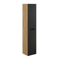 Comad Ocean Black szafka 35x33x170 cm czarna-dąb OCEAN BLACK 80-02-2D