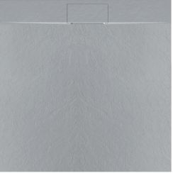 Rea Bazalt Grey plato de ducha cuadrado 90x90 cm gris REA-K4105