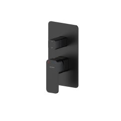 Oltens Hadsel grifo de bañera y ducha empotrado negro mate 34108300