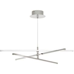 Rabalux Meredith lámpara colgante x18 W cromo 2480