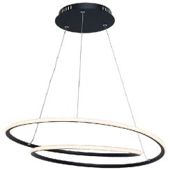 Rabalux Meridia lámpara colgante 1x40 W negro 3257
