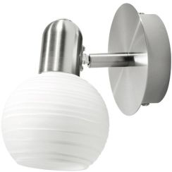 Rabalux Aurel lámpara de pared 1x40 W blanco-cromo-satinado 6341