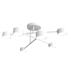 Emibig Halo lámpara de techo 6x10 W blanco 1356/6