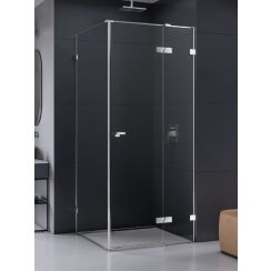 New Trendy Eventa cabina de ducha 120x100 cm rectangular cromo brillo/vidrio transparente EXK-4525