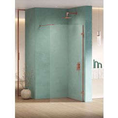 New Trendy Eventa Copper Shine ścianka prysznicowa walk-in 140 cm miedź połysk/szkło przezroczyste EXK-6527