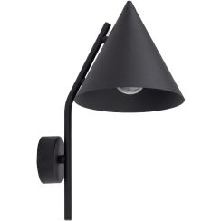 TK Lighting Cono lámpara de pared 1x15 W negro 10041