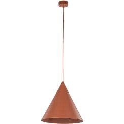 TK Lighting Cono lámpara colgante 1x15 W marrón 10065