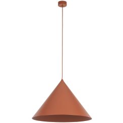 TK Lighting Cono lámpara colgante 1x15 W marrón 10089