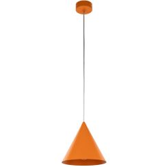 TK Lighting Cono lámpara colgante 1x15 W naranja 10075
