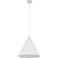 TK Lighting Cono lámpara colgante 1x15 W blanco 10008