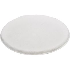 Kleine Wolke Relax alfombrilla para baño 100x100 cm circular blanco 5405115521