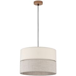 TK Lighting Eco lámpara colgante 1x15 W beige 5772