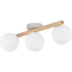 TK Lighting Estera lámpara de techo 3x8 W blanco 5768