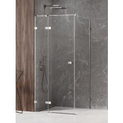 New Trendy Avexa kabina prysznicowa 120x90 cm prostokątna lewa chrom połysk/szkło przezroczyste EXK-1507