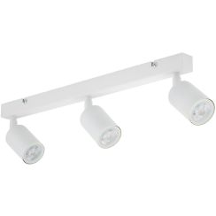 TK Lighting Top lámpara de techo 3x10 W blanco 6873