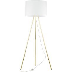TK Lighting Umberto lámpara de pie 1x15 W blanco 6637