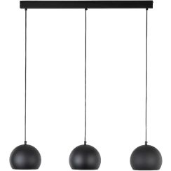 TK Lighting Zoe lámpara colgante 3x15 W negro 10169