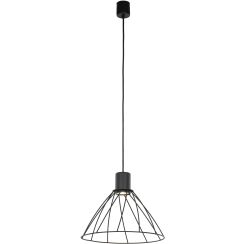 TK Lighting Modesto lámpara colgante 1x10 W negro 10160