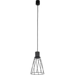 TK Lighting Modesto lámpara colgante 1x10 W negro 10159