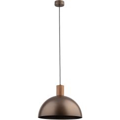TK Lighting Oslo lámpara colgante 1x15 W marrón 4508