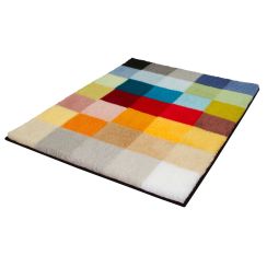 Kleine Wolke Cubetto alfombrilla para baño 145x85 cm rectangular mezcla de colores 8821148693
