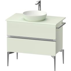 Duravit Sivida armario 84.5x47.5x54.8 cm suspendido, para lavabo verde-cromo SV4658010HH0000