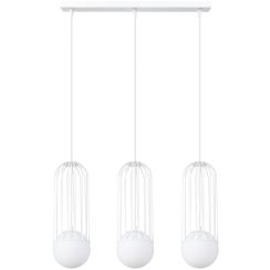 Sollux Lighting Brina lámpara colgante 3x8 W blanco SL.1333