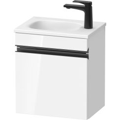 Duravit Sivida armario 40x29.5x44 cm suspendido, para lavabo blanco-negro SV4649RBD220000