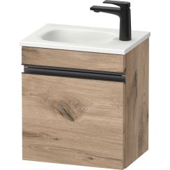 Duravit Sivida armario 40x29.5x44 cm suspendido, para lavabo negro-roble SV4649RBD550000
