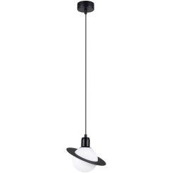 Sollux Lighting Hyperion lámpara colgante 1x8 W blanco-negro SL.1358