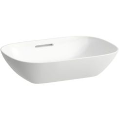 Laufen Ino lavabo 50x35 cm rectangular sobre encimera blanco mate H8123027571121