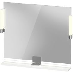 Duravit Sivida espejo 85x65 cm rectangular con iluminación blanco-cromo SV7422010220000