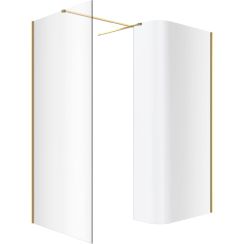 Conjunto mampara de ducha walk-in Excellent Vidoq KAEX.1507.830.LP.GL, mampara de ducha walk-in Excellent Vidoq KAEX.1506.1200.LP.GL