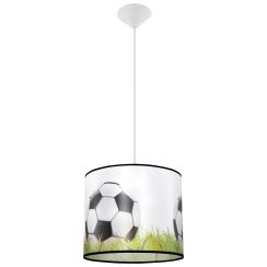 Sollux Lighting Piłka lámpara colgante 1x15 W blanco-negro-verde SL.1428