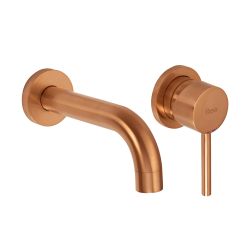 Rea Lungo grifo para lavabo empotrado cobre REA-B4601