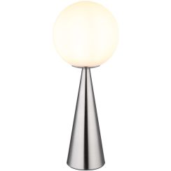 Globo Lighting Polina lámpara de sobremesa 1x40 W blanco-níquel 21031N