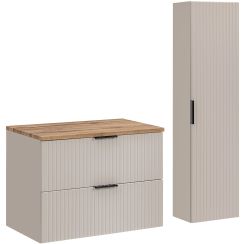 Conjunto armario Comad Adel Cashmere ADEL CASHMERE 82-80-2S, armario Comad Adel Cashmere ADEL CASHMERE 80-01-1D, BLAT UN. 89-80-B WOTAN