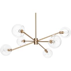 Moosee Aura lámpara de techo 6x25 W oro MSE1501100402