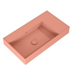 Elita Level lavabo 80.5x45.5 cm rectangular clásico rosa RE041461176600