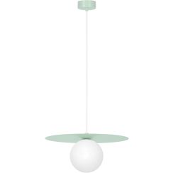 Kaja Robin lámpara colgante 1x10 W blanco-menta K-5451
