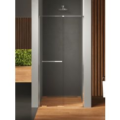 New Trendy Smart puerta de ducha 170 cm corredera cromo brillante/vidrio transparente EXK-6584