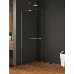 New Trendy Smart mampara de ducha walk-in 80 cm cromo brillante/vidrio transparente EXK-6621-WU