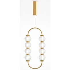 Maytoni Amulet lámpara colgante 1x16 W transparente-oro MOD555PL-L11G3K